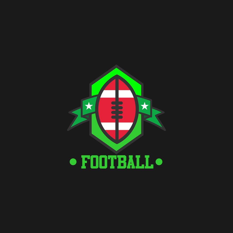 Modern professional logo for a football league vector