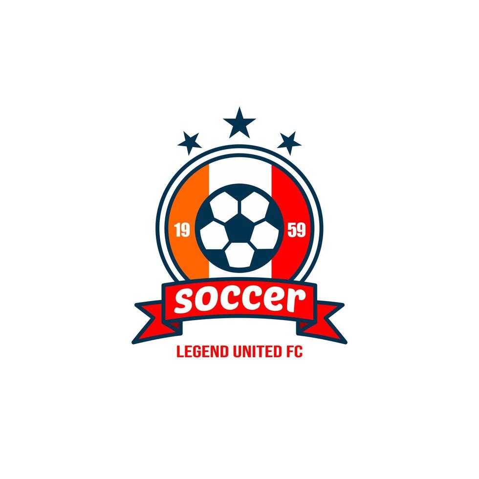 fútbol logo, americano logo Deportes vector