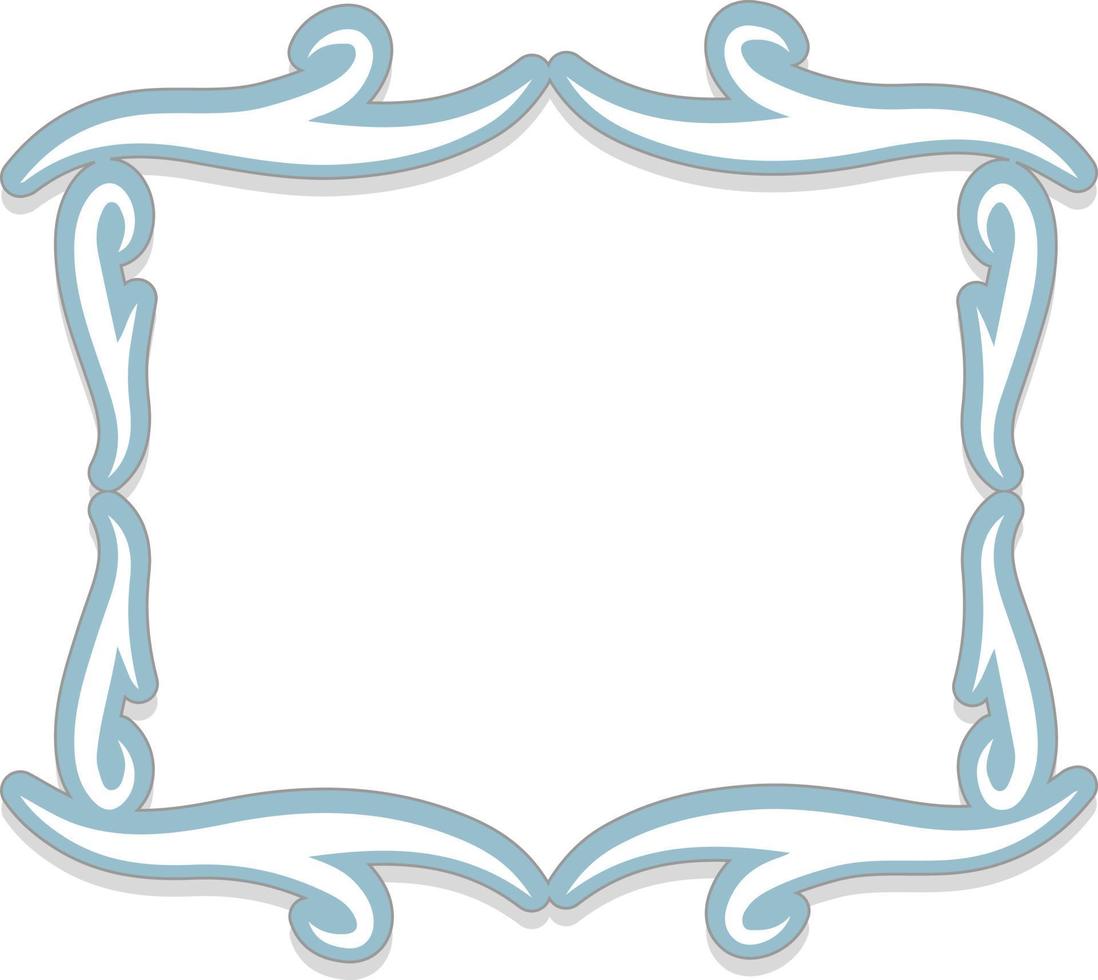 Frame Photo blue 22663880 Vector Art at Vecteezy