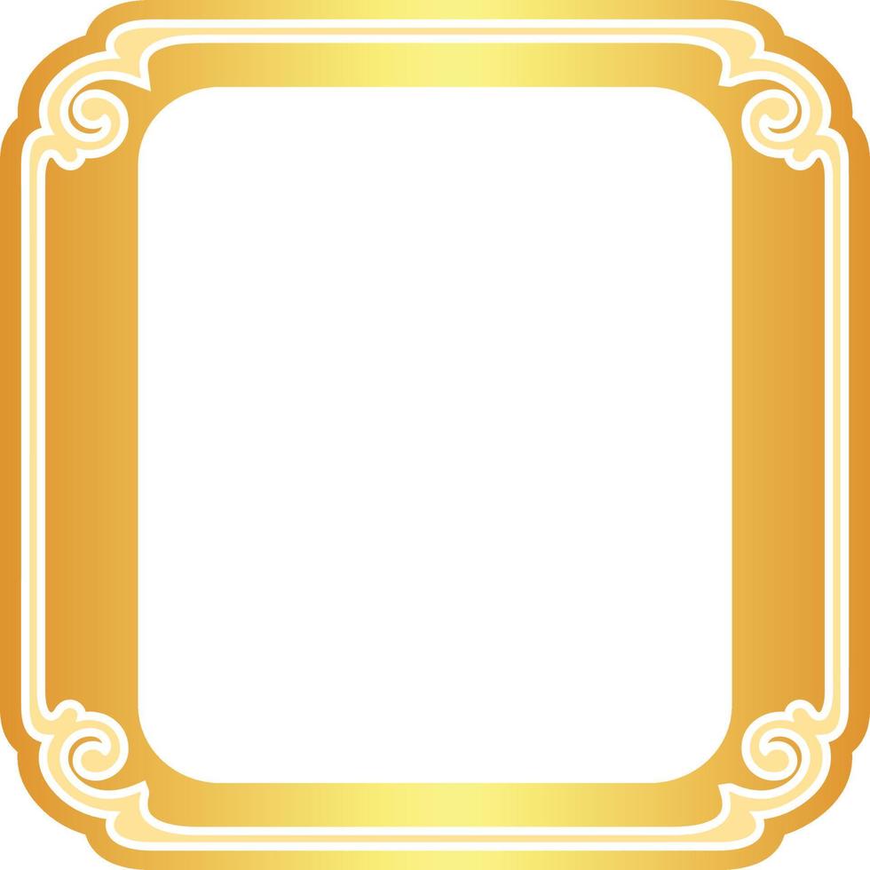 Frame Photo Gold vector