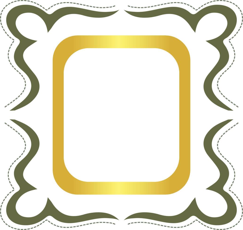 Frane Green and gold vector