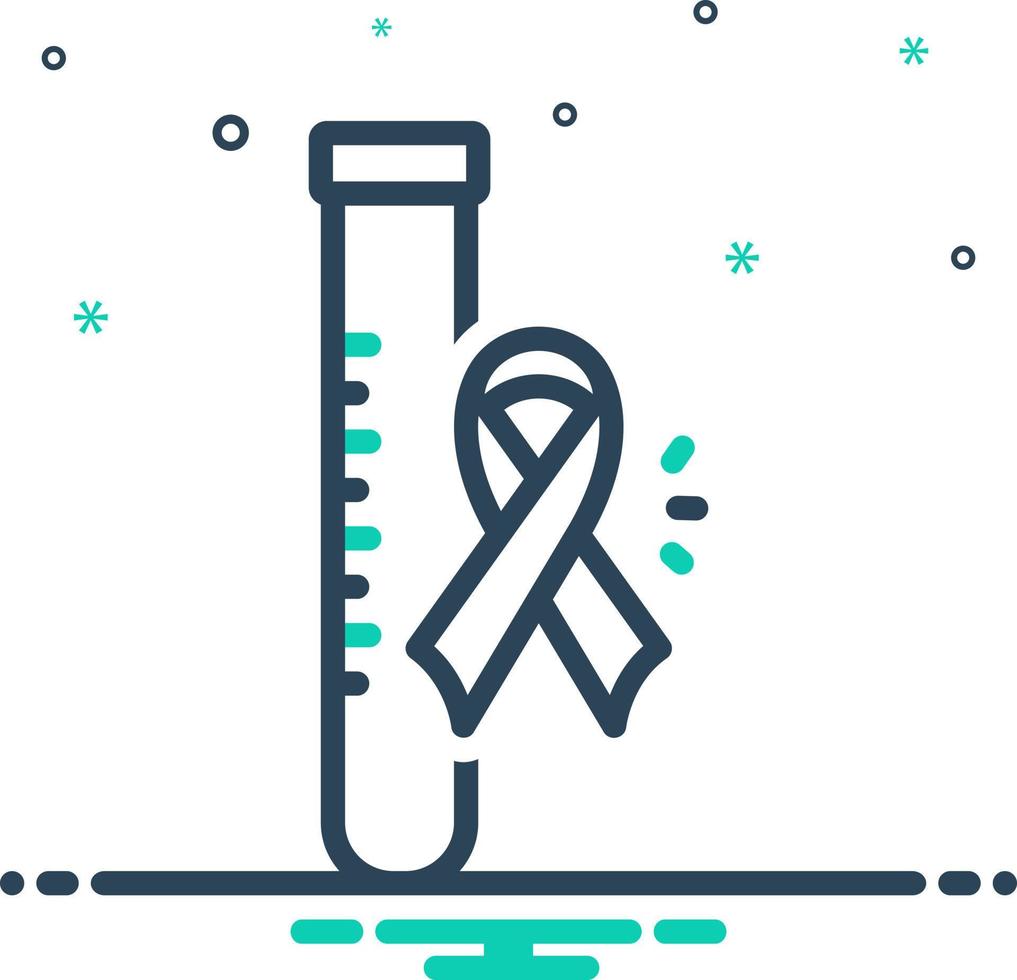mix icon for hiv vector