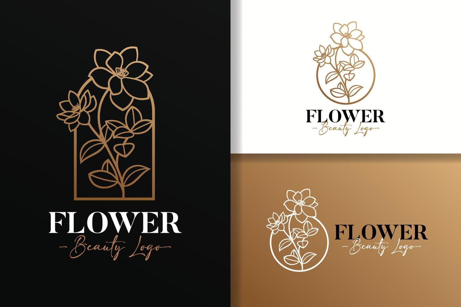 Flower Beauty Logo Design Template vector