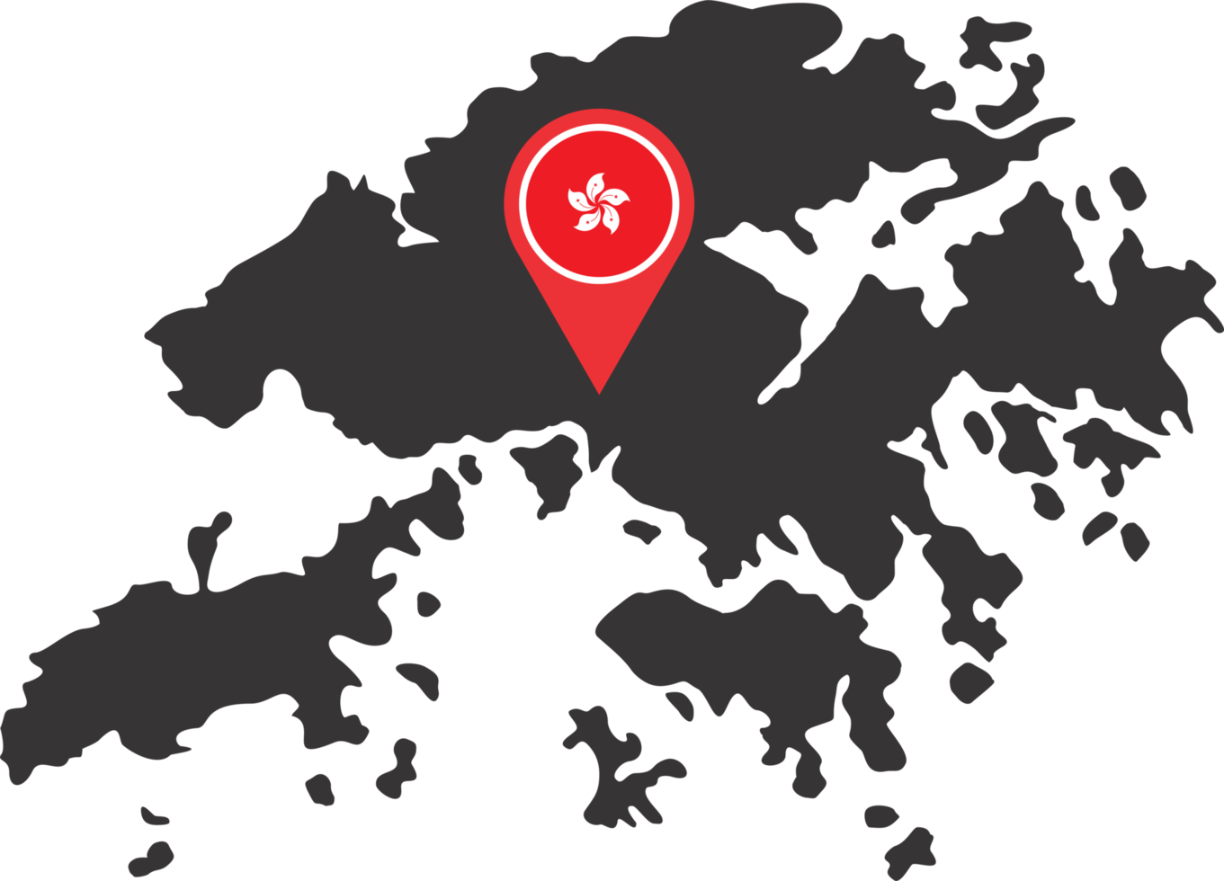 Hong kong pin map location png