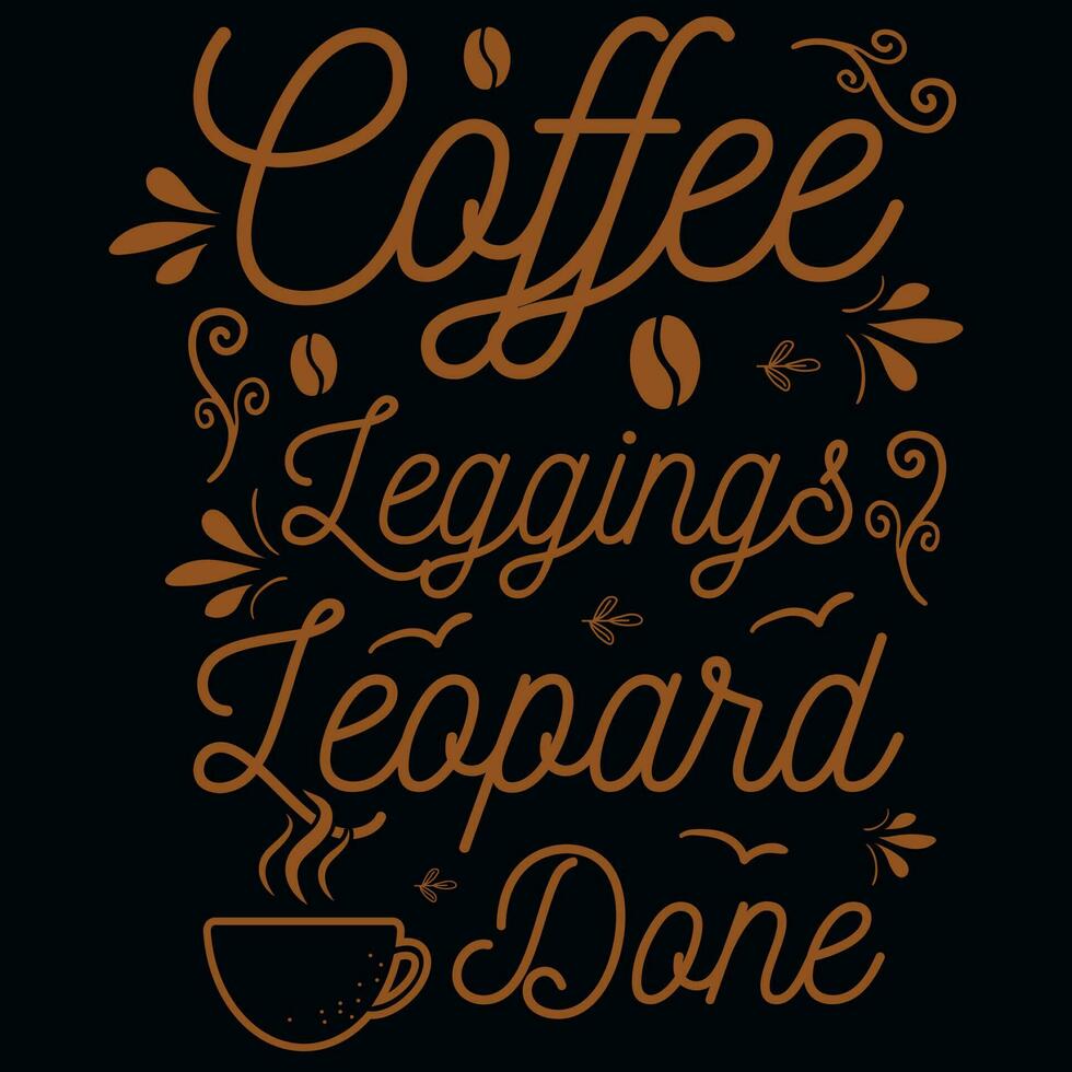 Coffee drink tshirt design vector