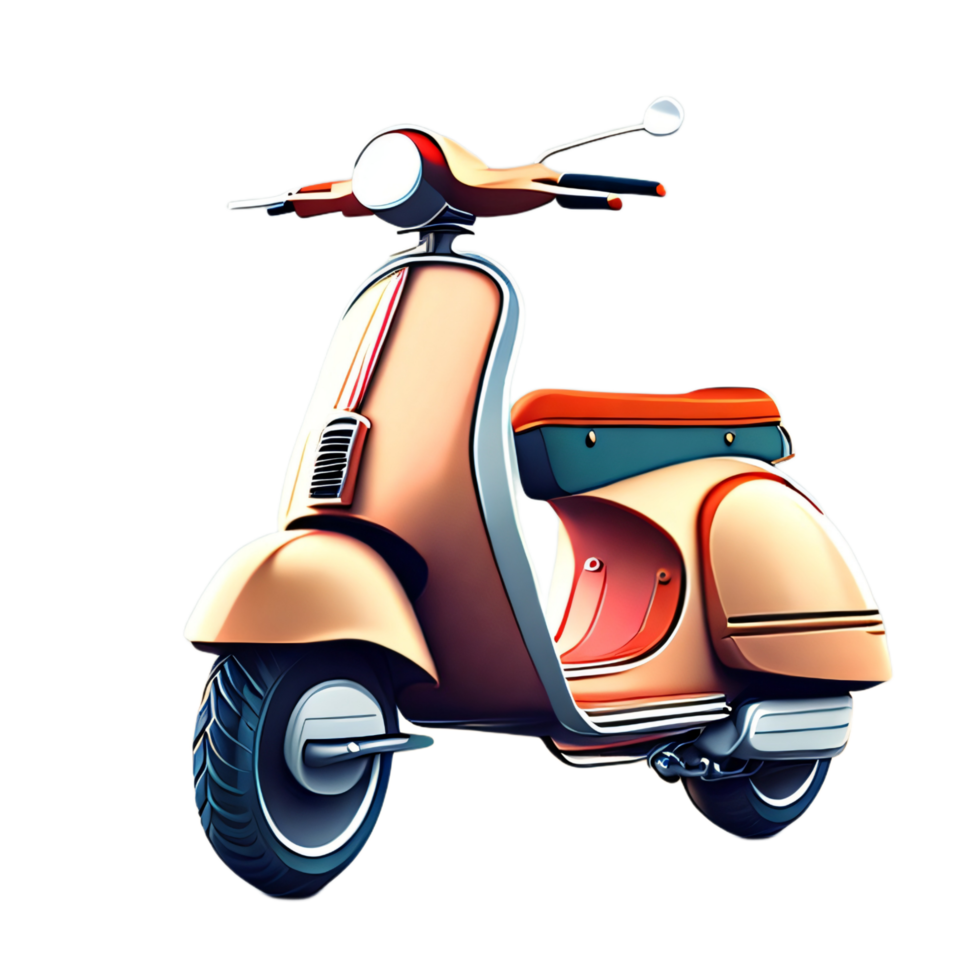 licht bruin scooter png