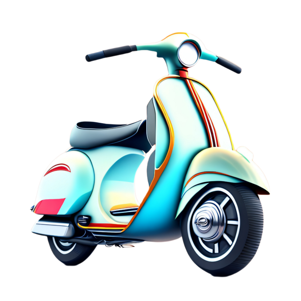 vieux scooter de Italie png