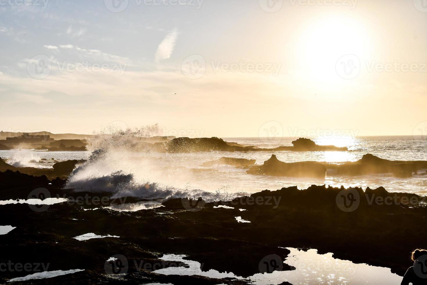Scenic coastal view photo
