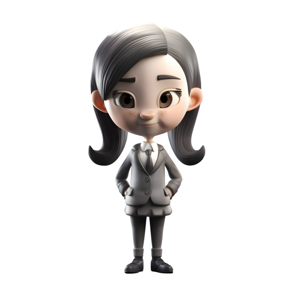 Cute and Creative Business Women Imaginative and Dynamic Characters for Business and Finance Videos PNG Transparent Background