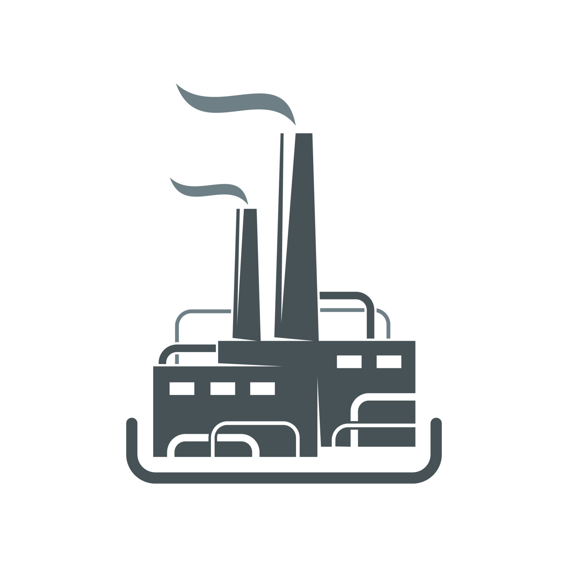 Factory icon, industry city technology manufacture 22665610 Vector Art ...