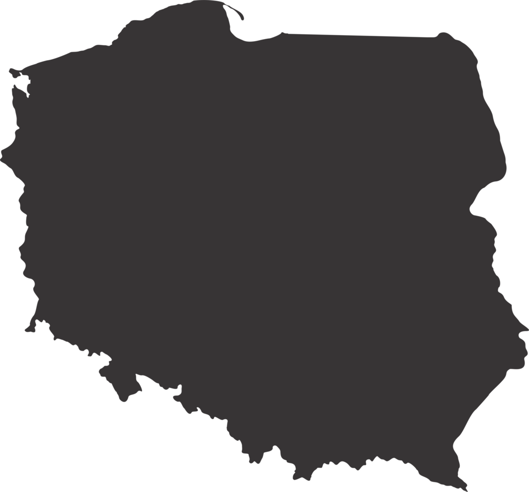 Poland pin map location png