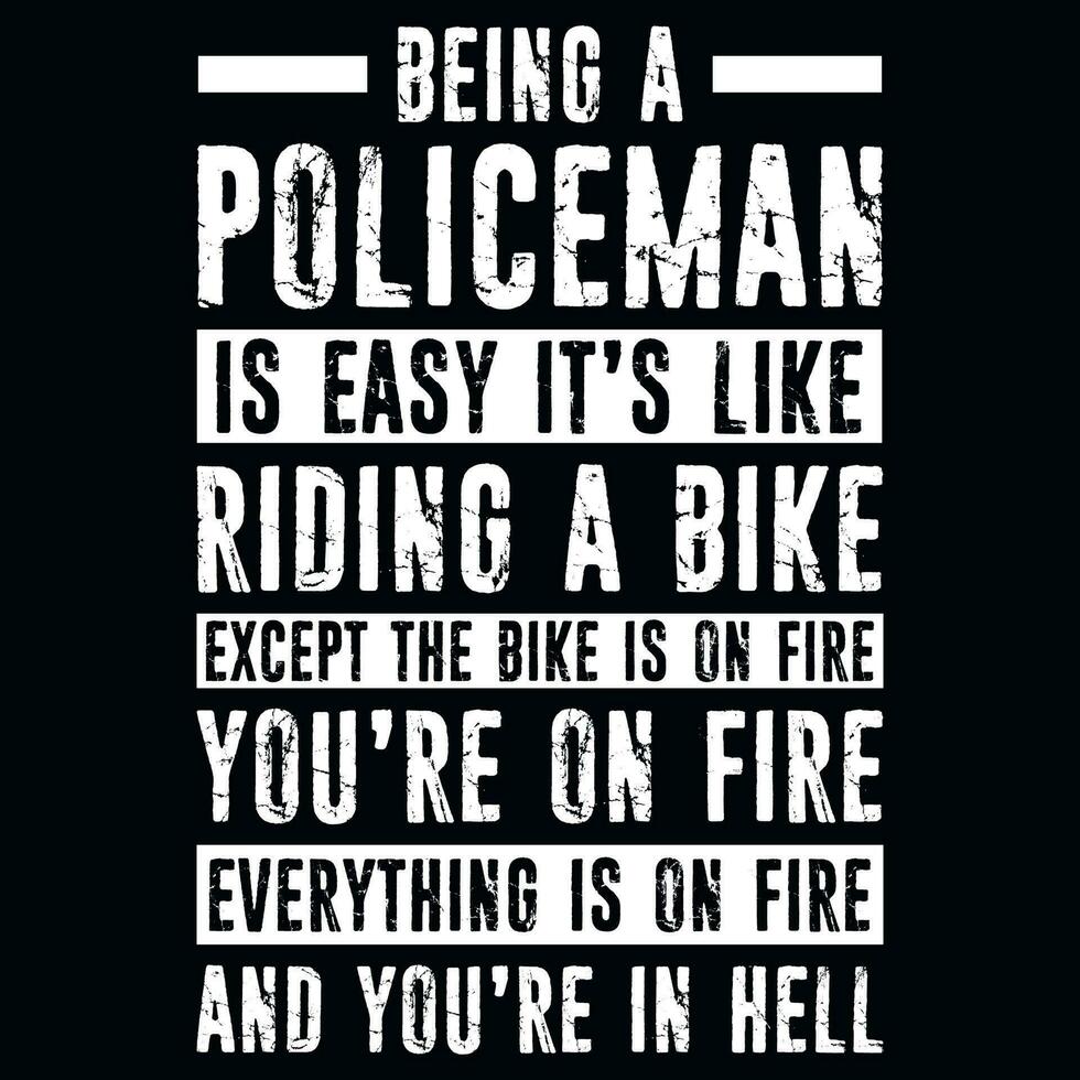 Police typography graphics tshirt design vector