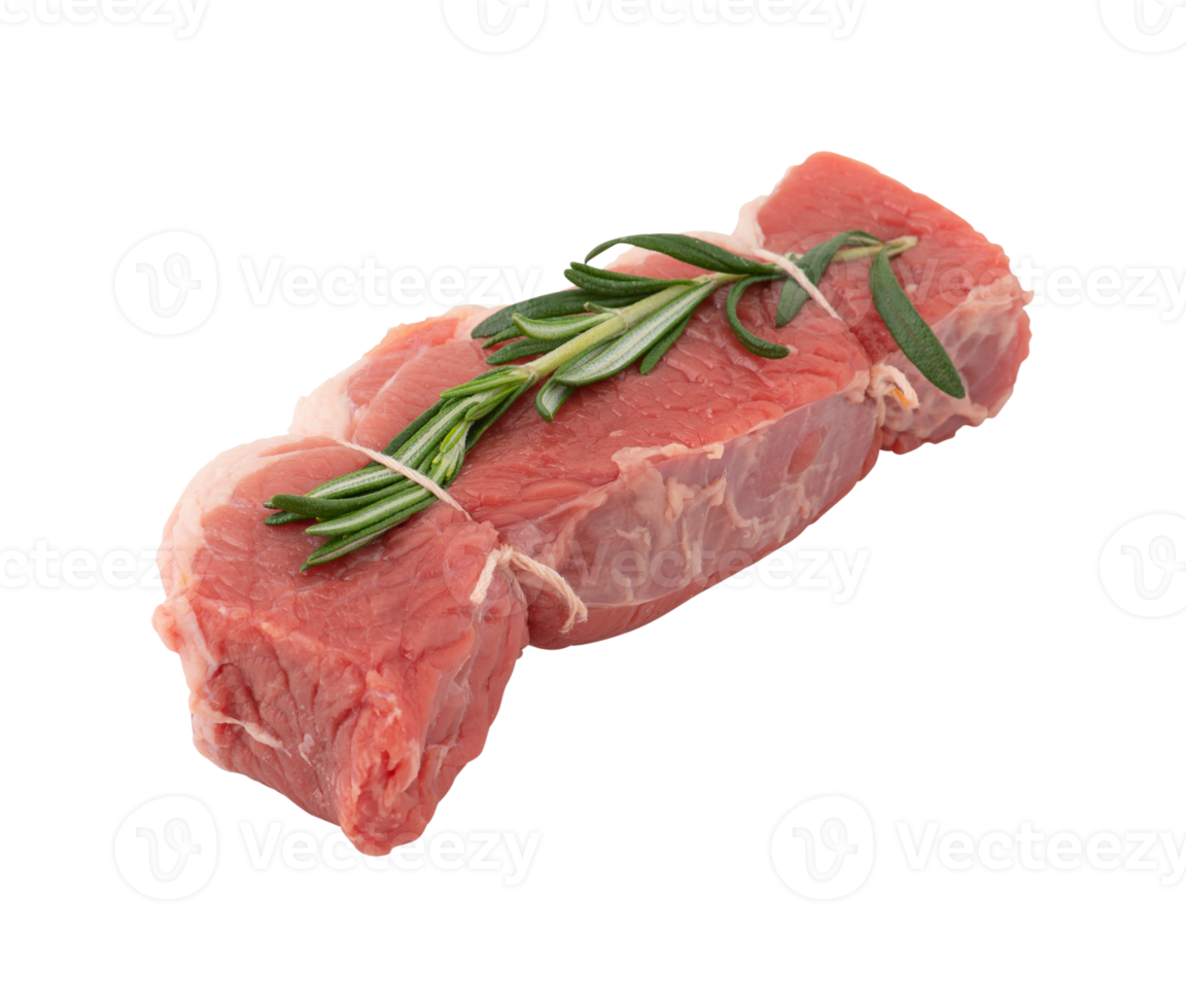 fresh pork rosemary with cut out isolated on background transparent png