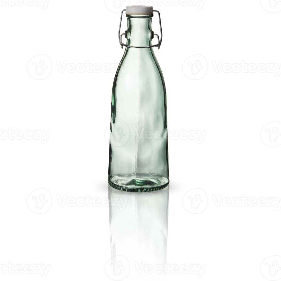 vacío vaso botella con cortar fuera aislado en antecedentes transparente png