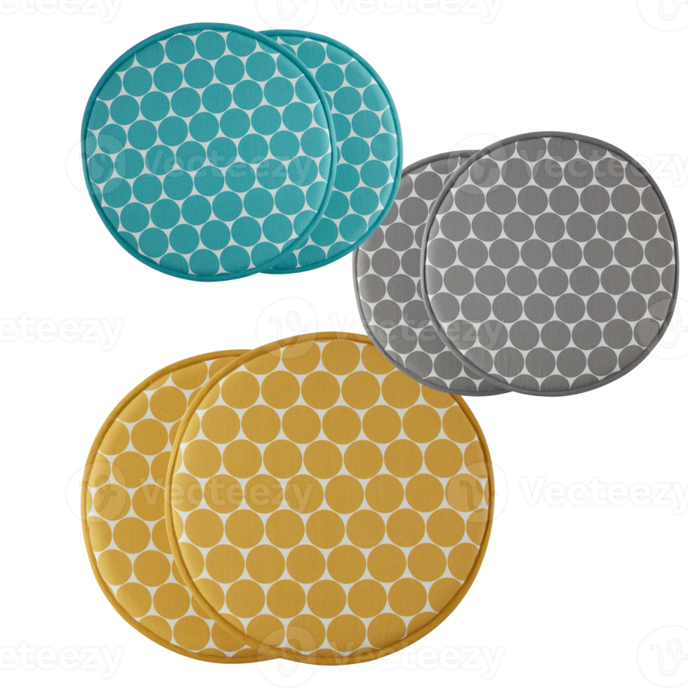 honeycomb circular fabric with cut out isolated on background transparent png