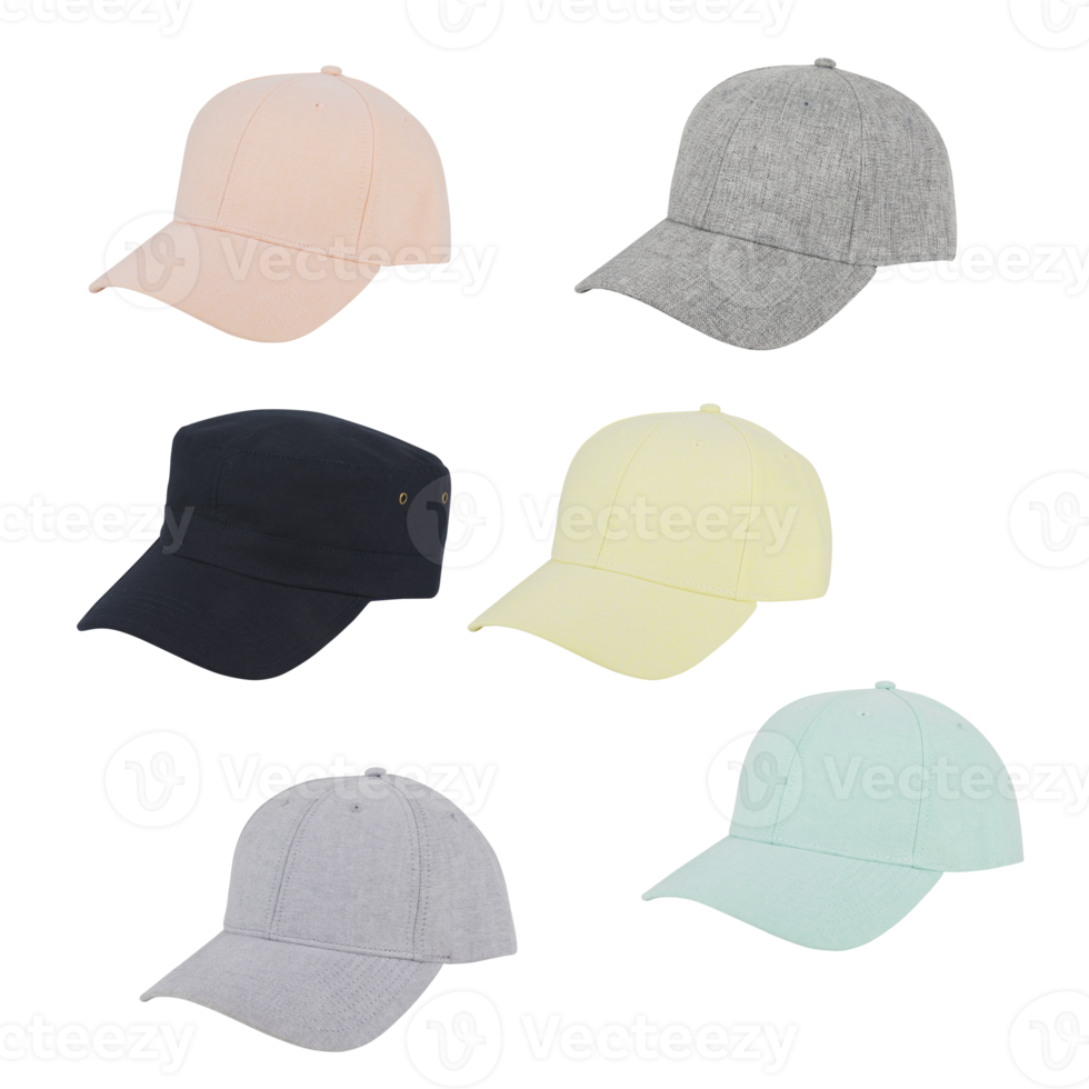 cap with cut out isolated on white background have clipping path png