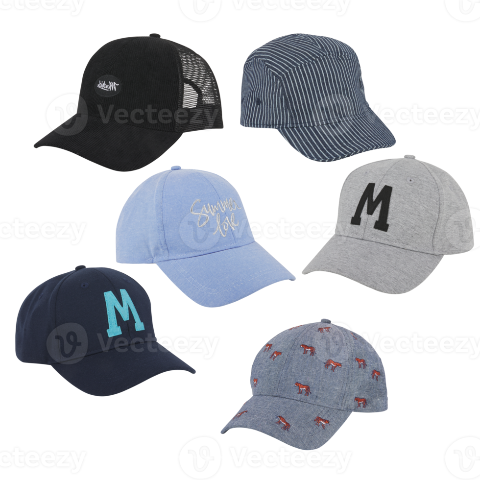 cap with cut out isolated on white background have clipping path png
