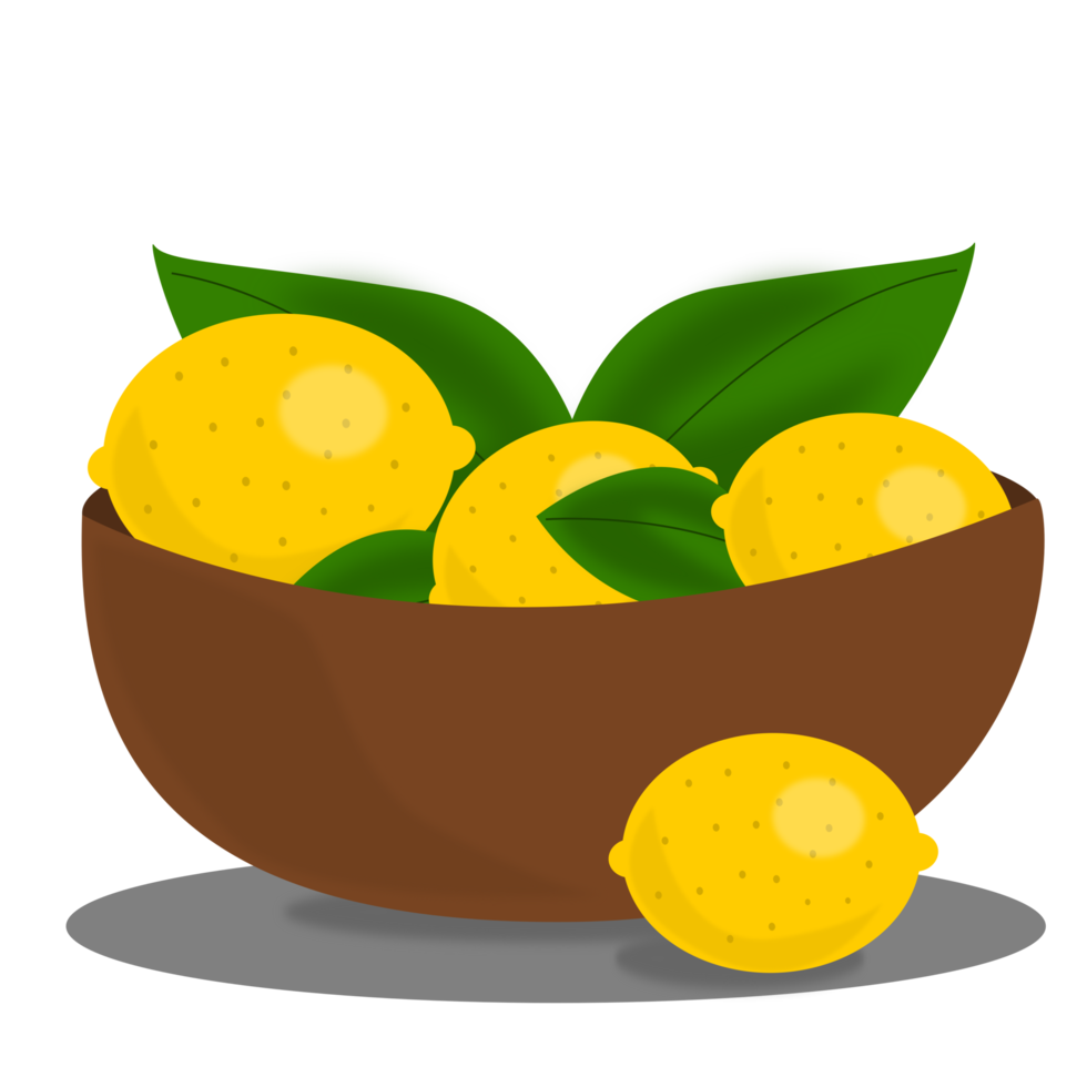 lemons bowl still life png