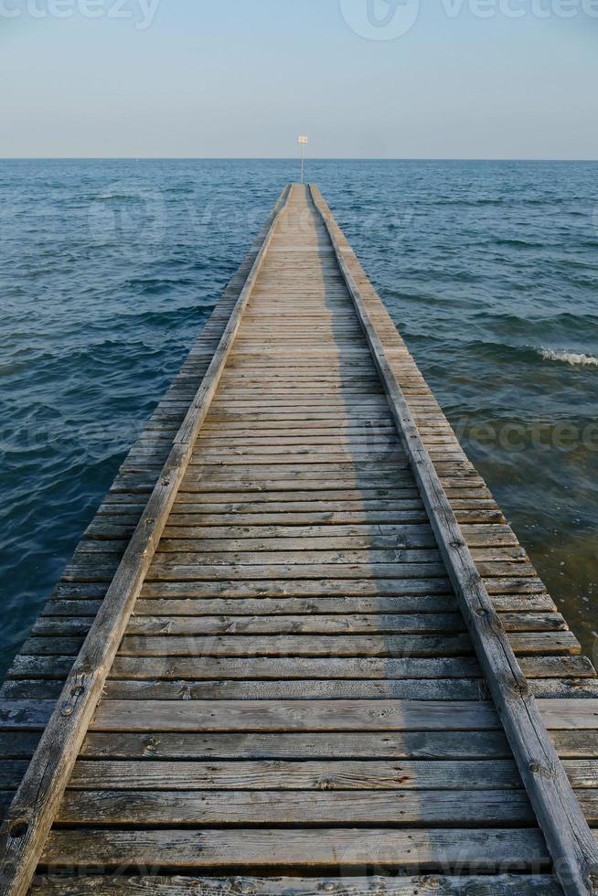 A wooden dock photo