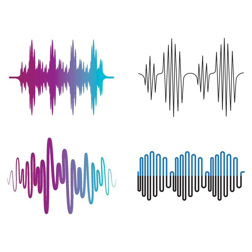 Sound Wave icon vector