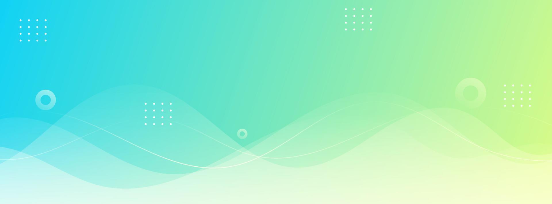 Creative Story Package background. colorful, bright green blue gradation, wave, memphis style. vector