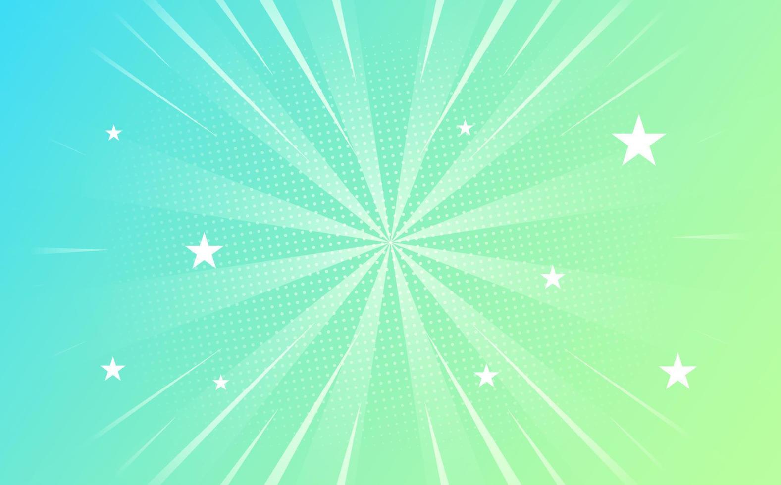 Modern background. Geometric style, memphis, blue yellow gradation, zoom, comics vector