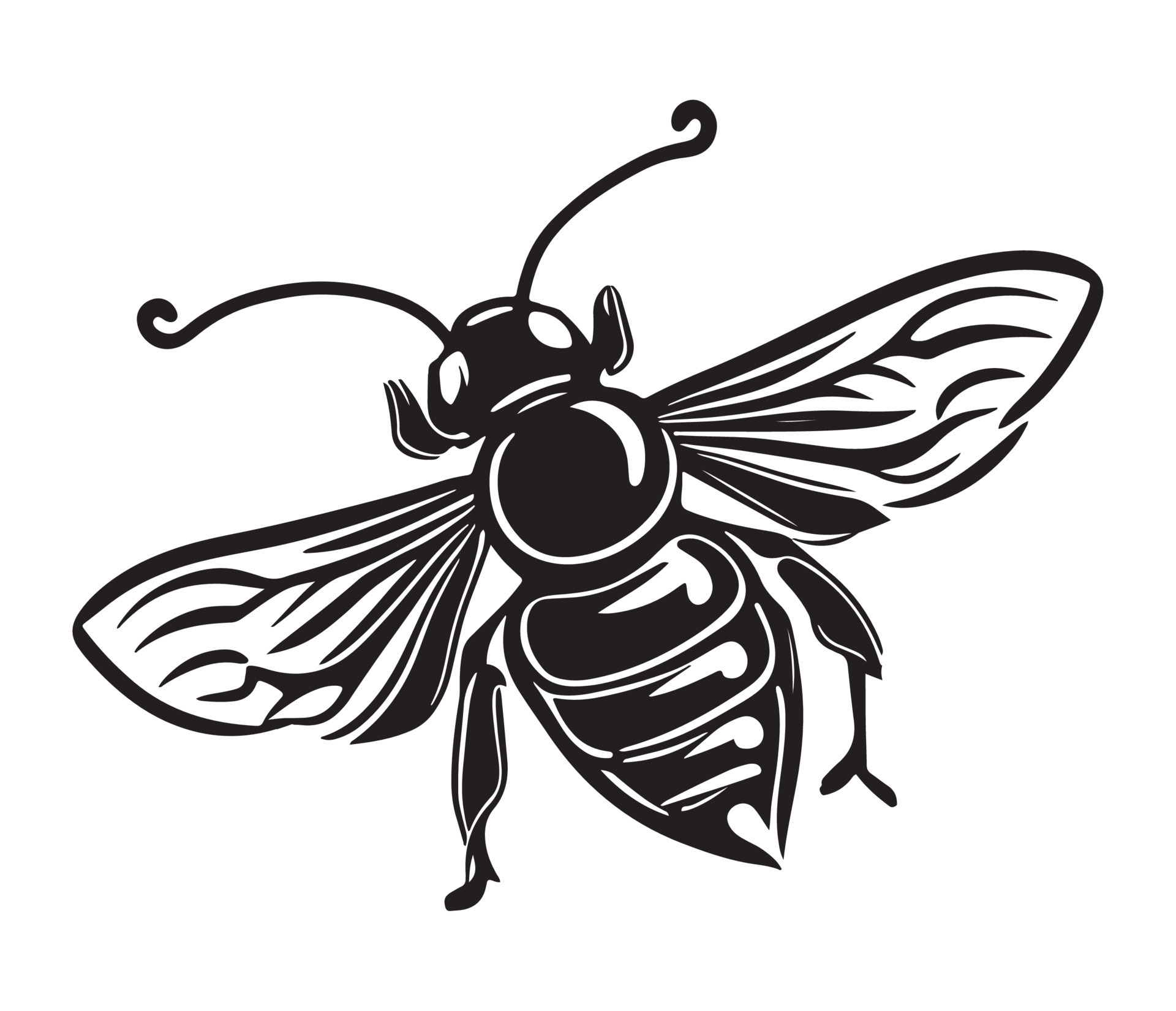 Honey Bee Black Vector Icon Stock Illustration - Download Image Now -  Beekeeper, Studio Shot, Bee - iStock