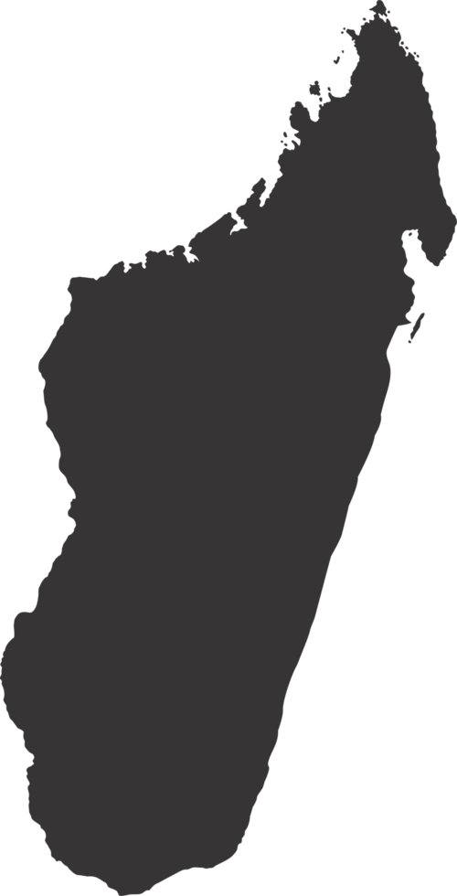 Madagáscar PIN mapa localização png