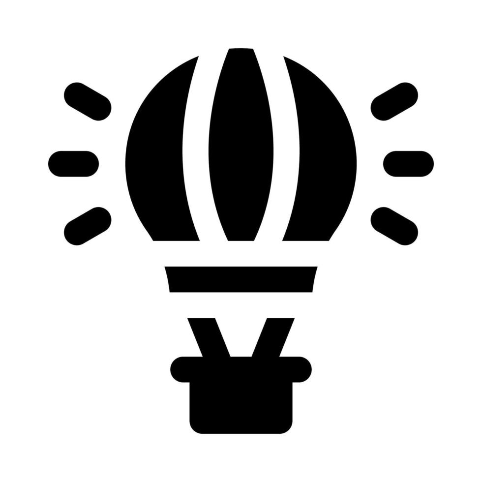 hot air balloon icon for your website, mobile, presentation, and logo design. vector