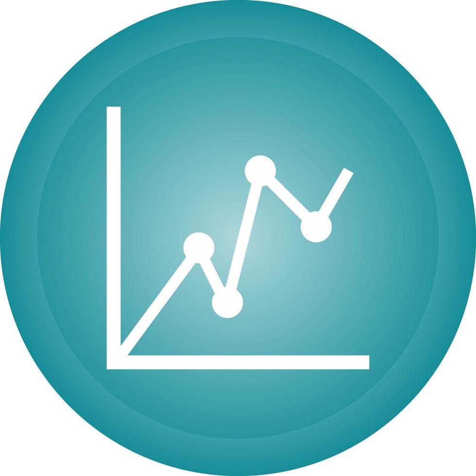 Statistical Graph Vector Icon