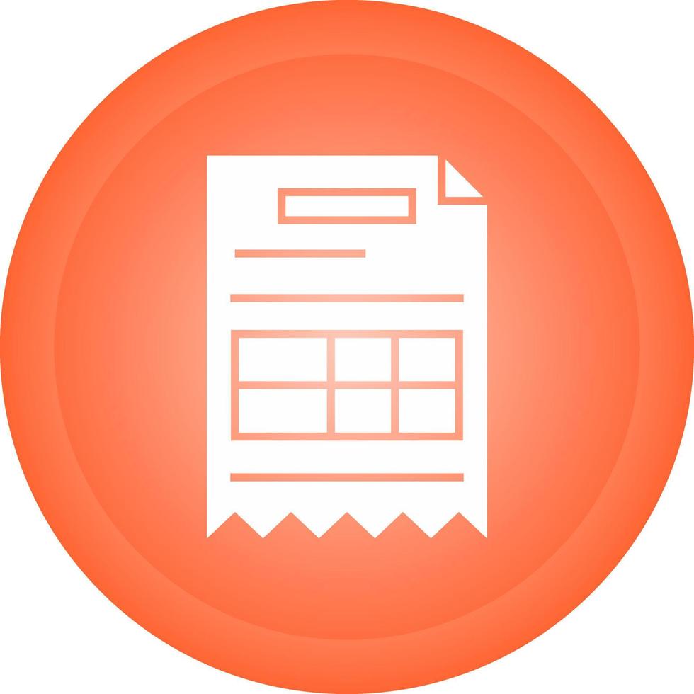 Invoice Vector Icon