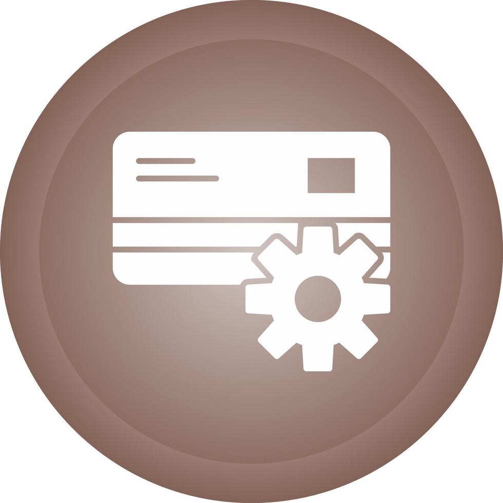 Payment Setting Vector Icon