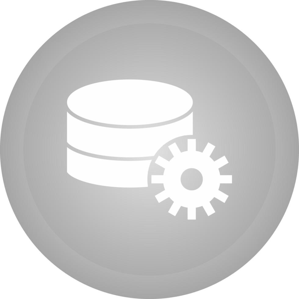 Database Setting Vector Icon