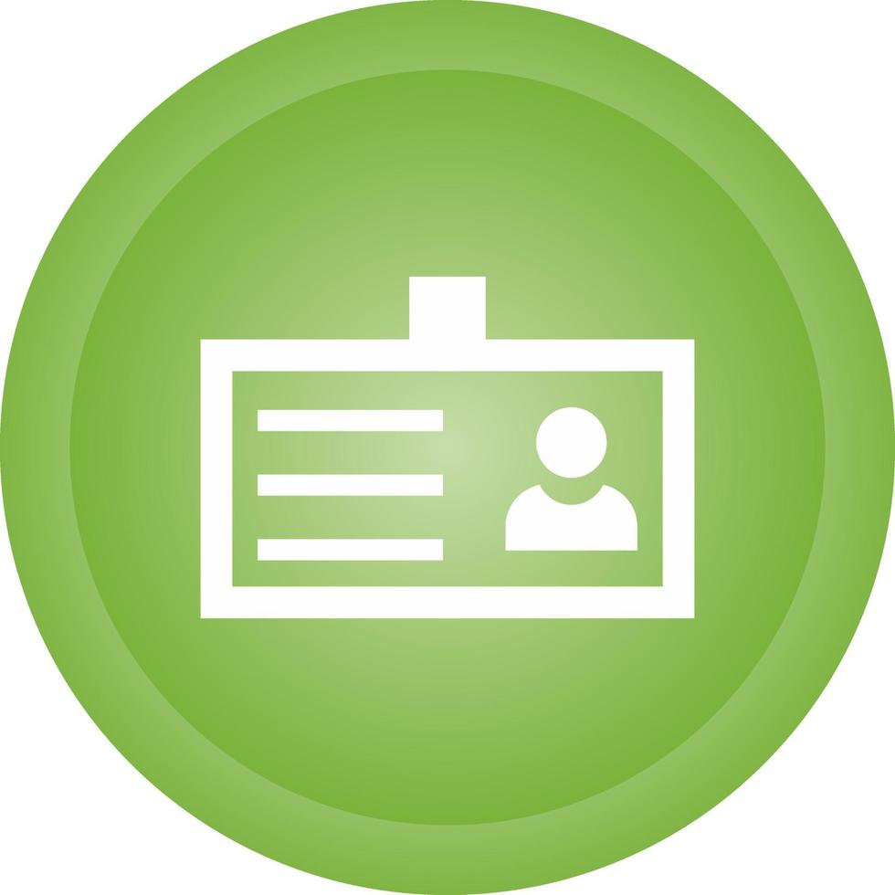 ID Card Vector Icon