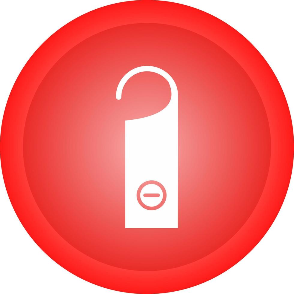 Do not disturb Vector Icon 22668555 Vector Art at Vecteezy