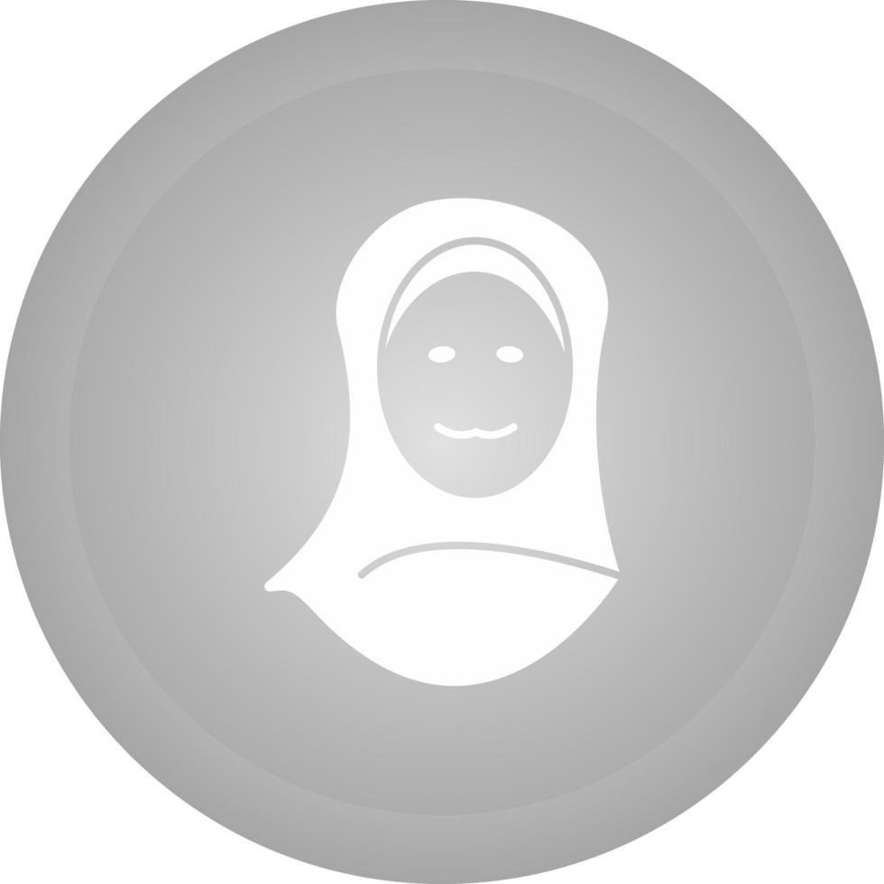 Islamic Woman Vector Icon