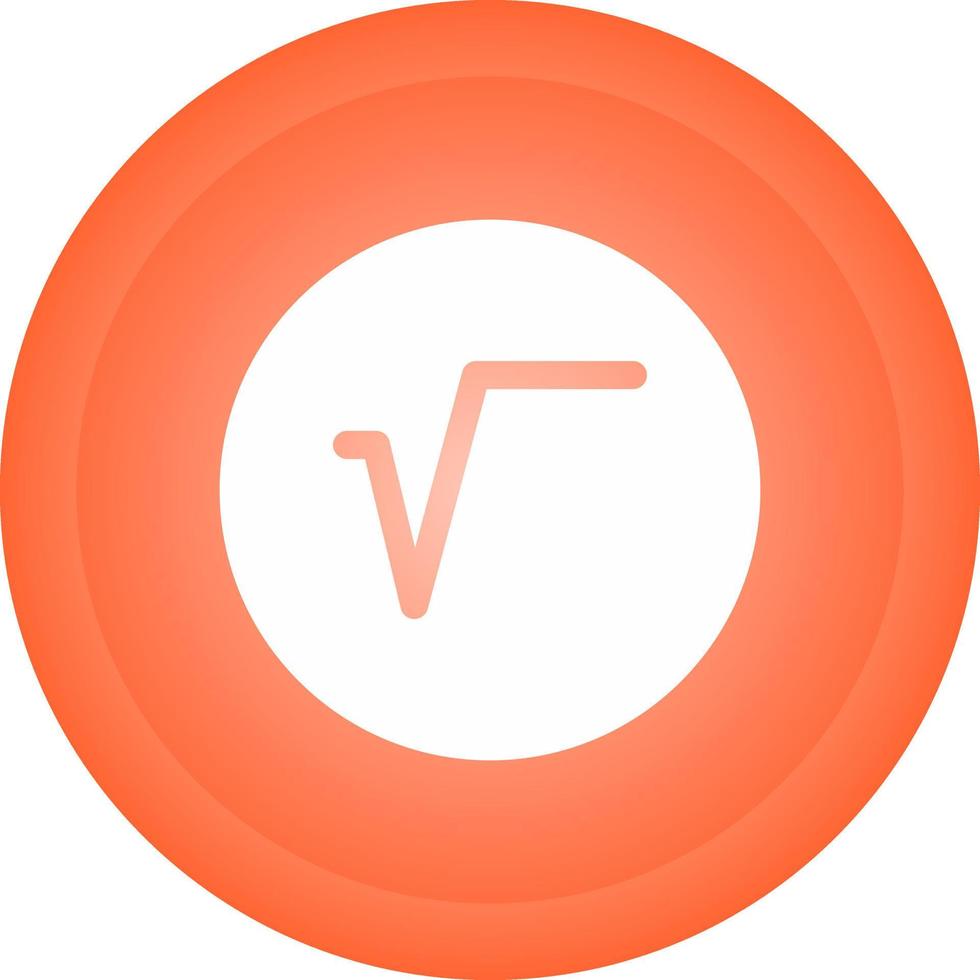 Square Root Symbol Vector Icon 22668676 Vector Art At Vecteezy