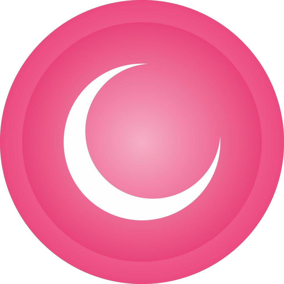 New Moon Vector Icon