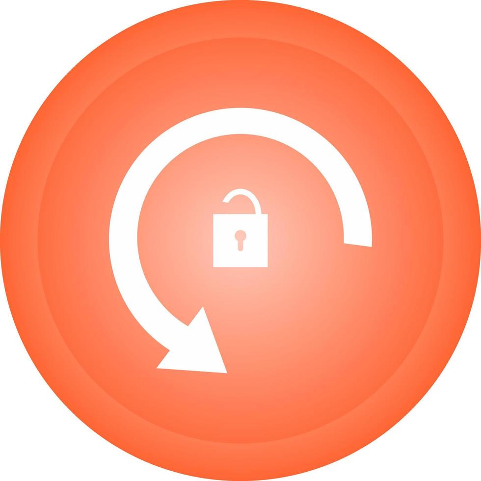 Rotation Unlocked Vector Icon