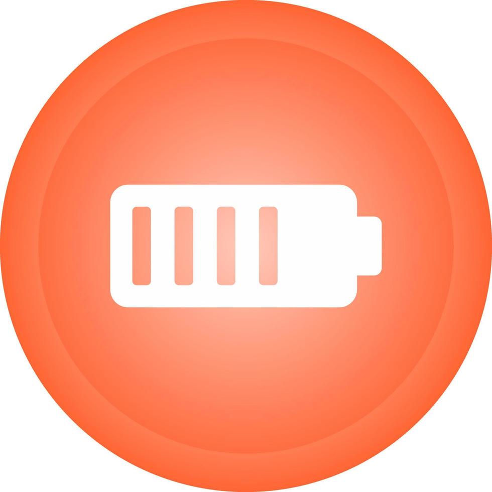 Full Battery Vector Icon