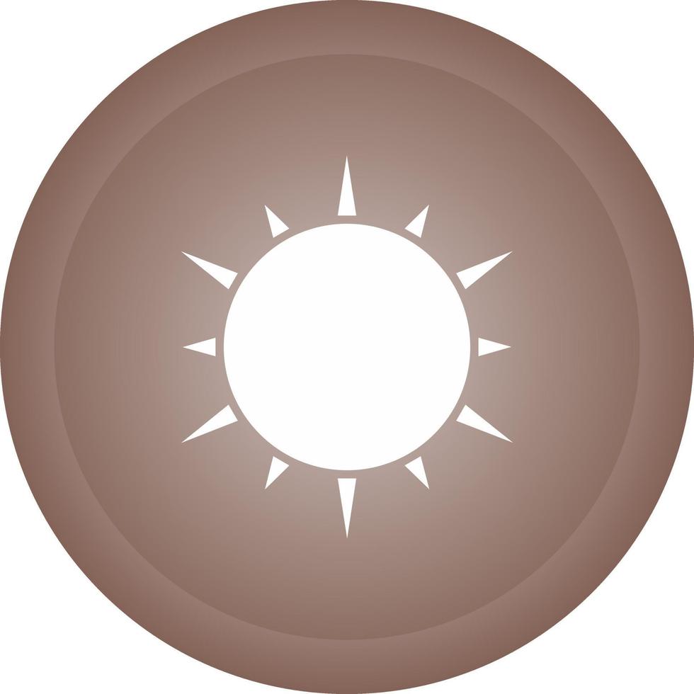 icono de vector de sol