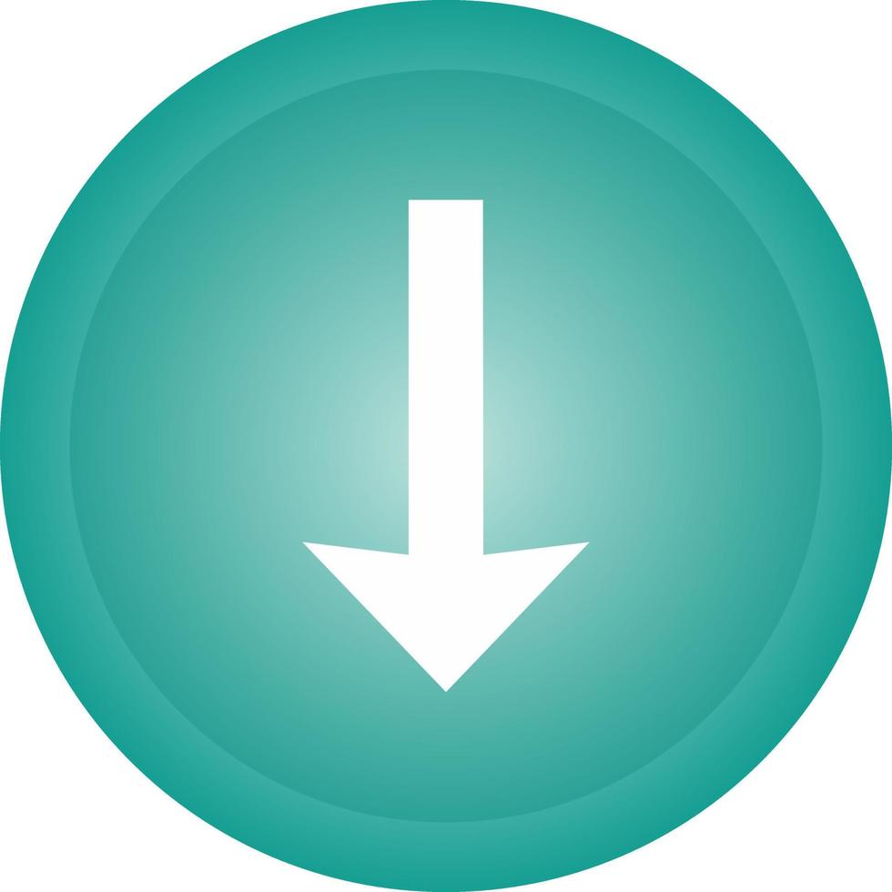 Down Vector Icon