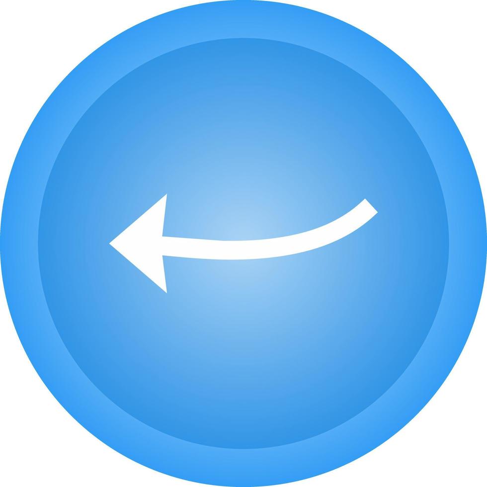 Arrow Pointing Left Vector Icon