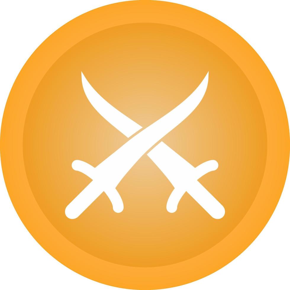 Sword Fighting Vector Icon