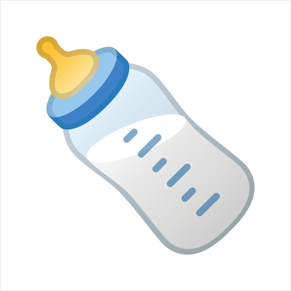 Baby Bootle Illustration Vector