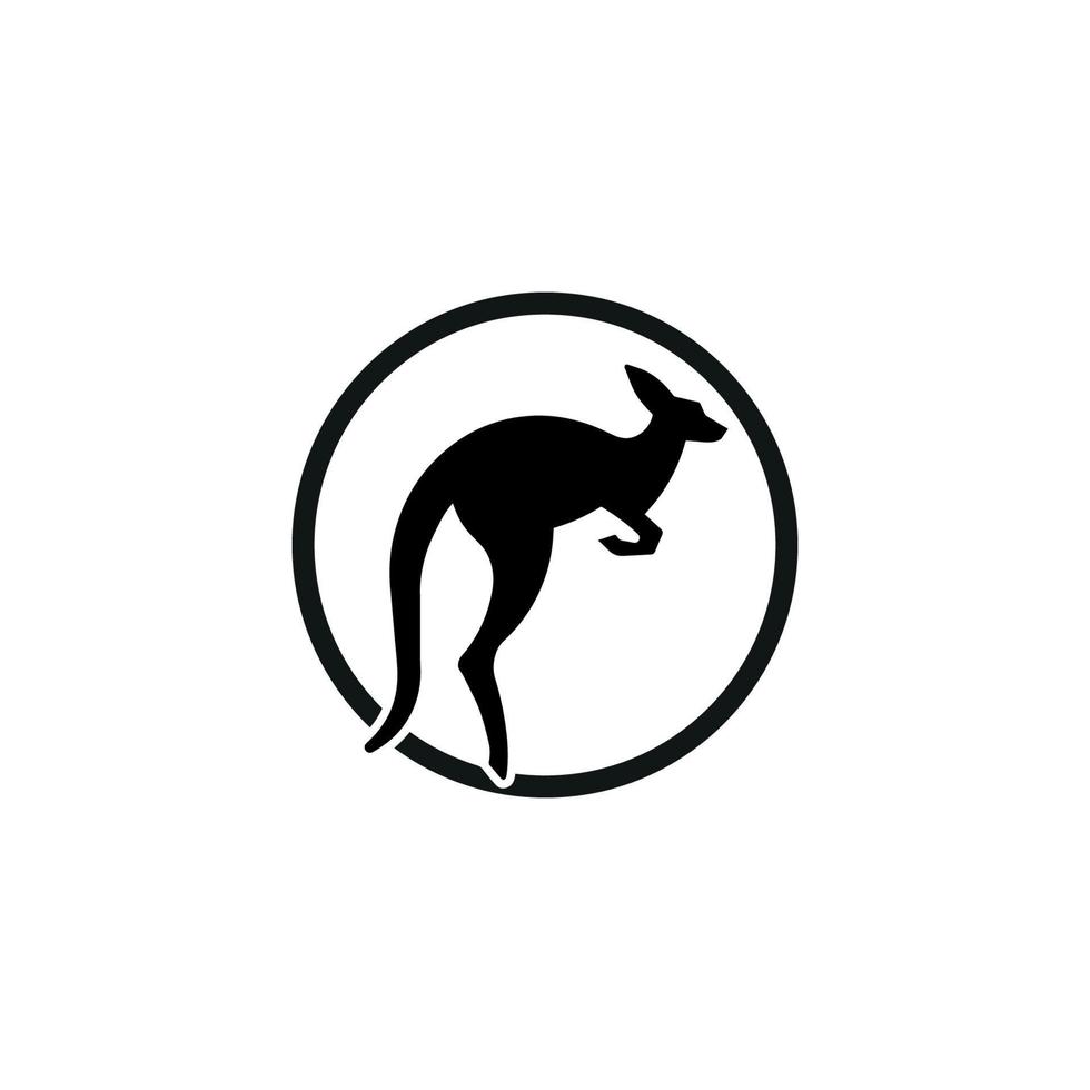 Minimalist kangaroo Logo 22669356 Vector Art at Vecteezy