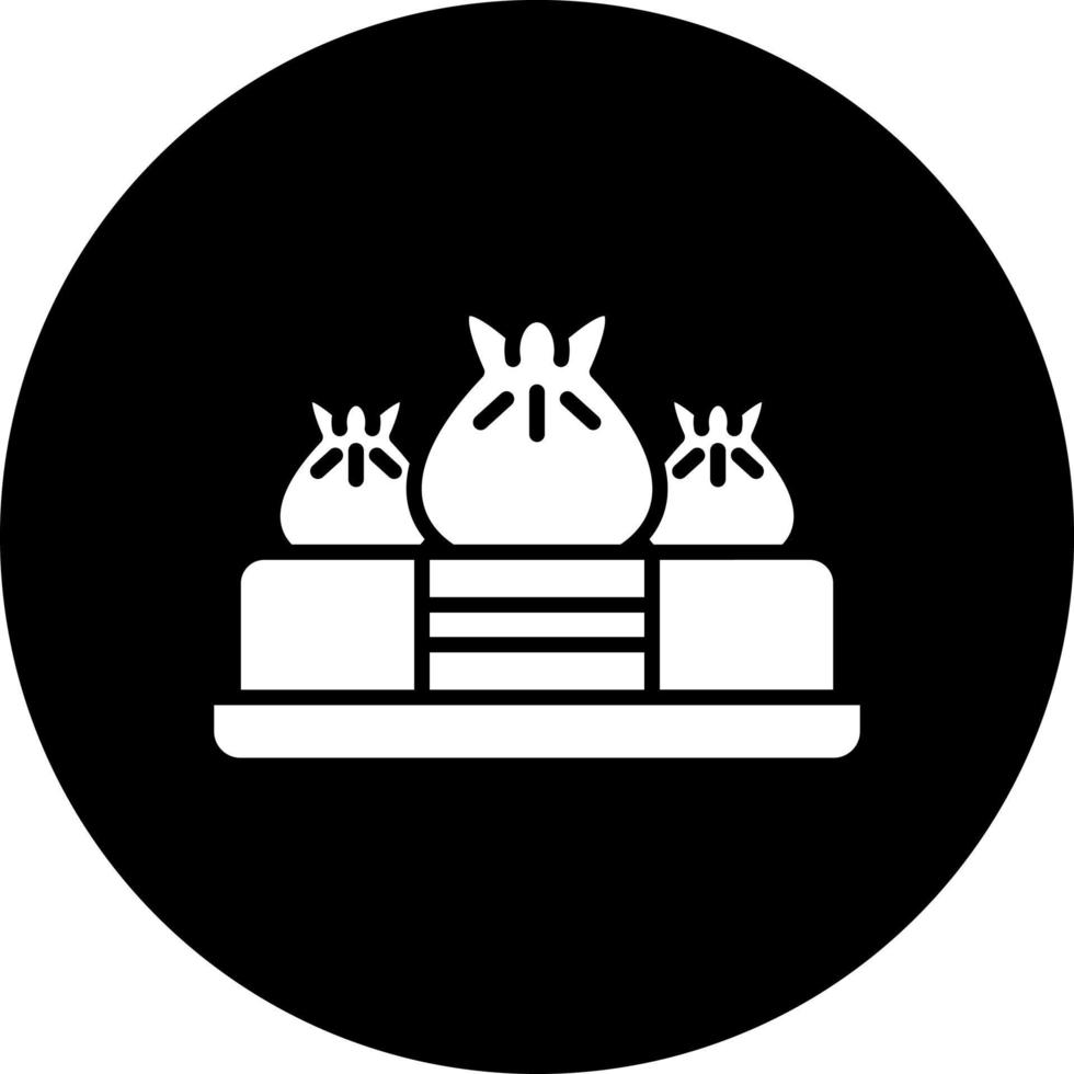 Dim Sum Vector Icon Style