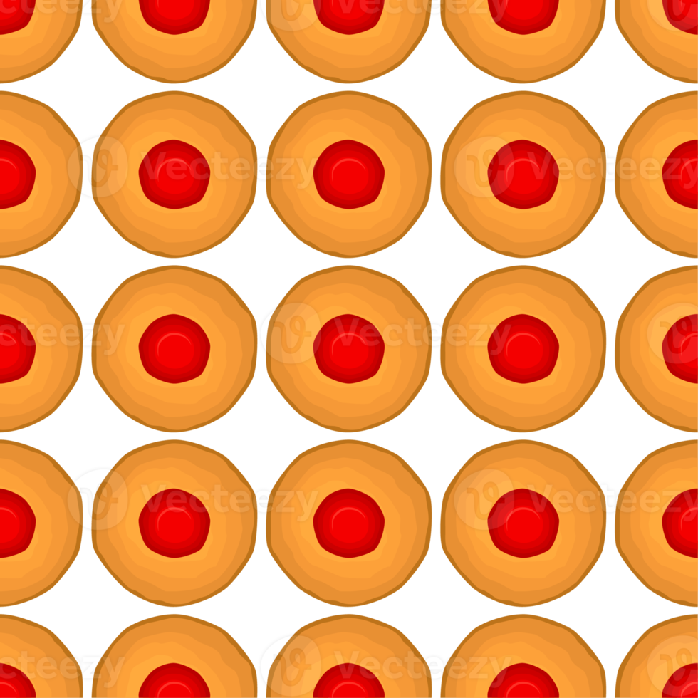 Pattern homemade cookie different taste in pastry biscuit png