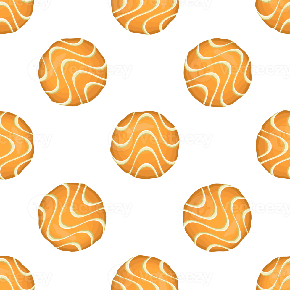 Pattern homemade cookie different taste in pastry biscuit png