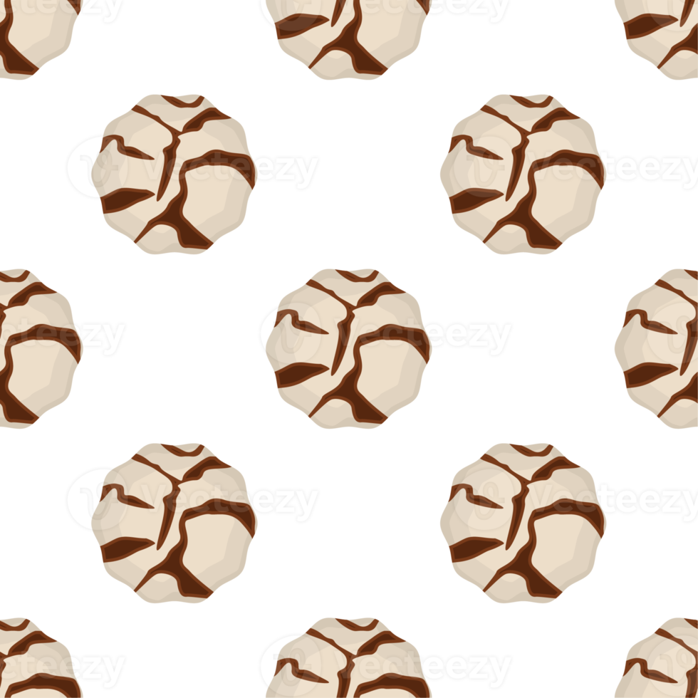 Pattern homemade cookie different taste in pastry biscuit png